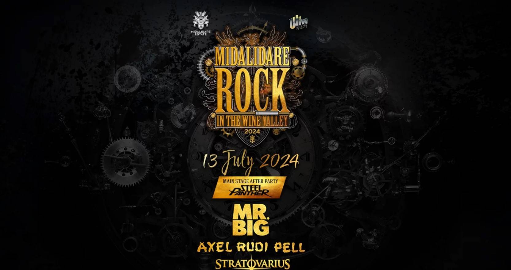 Midalidare Rock In The Wine Valley 2024 - 13 юли